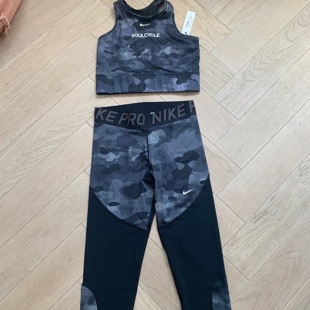 NIKE REBEL CAMO LEGGINGS (SoulCycle)
